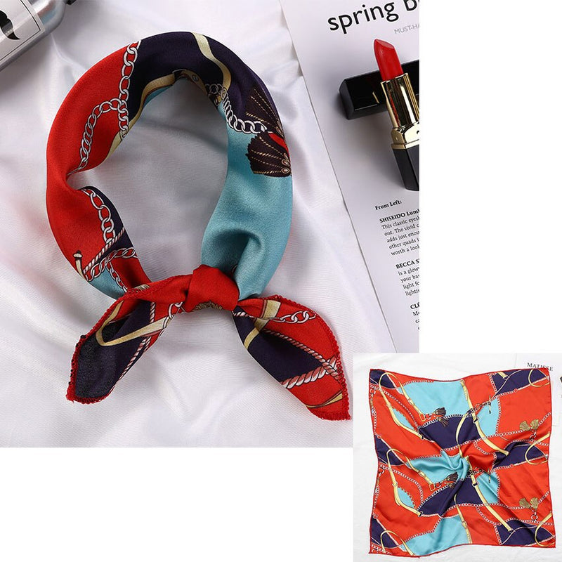 Fashion Silk Square Scarf: Chic Accessories