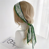 Fruit Print Satin Headband: Stylish Hair Accessory