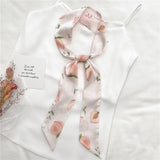 Fruit Print Satin Headband: Stylish Hair Accessory
