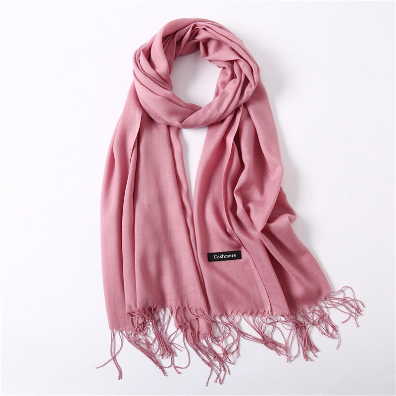 Cashmere Hijab Scarf: Winter Elegance for Women