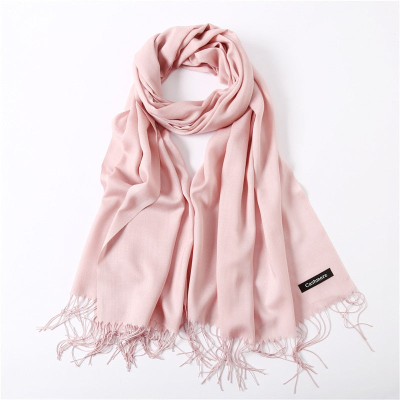 Cashmere Hijab Scarf: Winter Elegance for Women