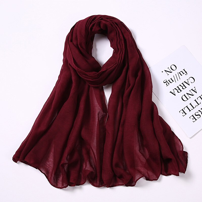 Fashion Cotton Viscose Scarf: Soft Unisex Accessory