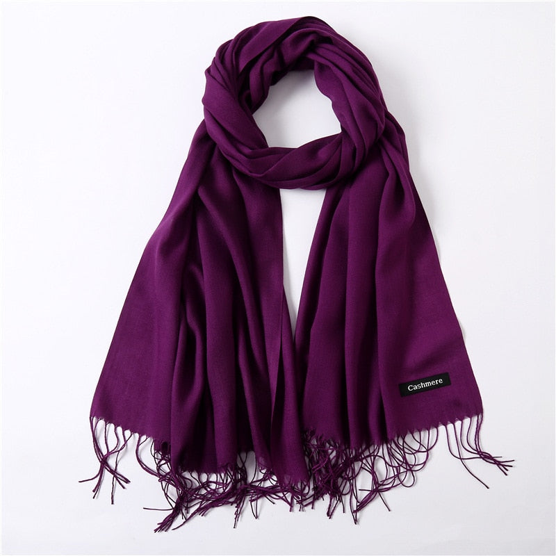 Cashmere Hijab Scarf: Winter Elegance for Women