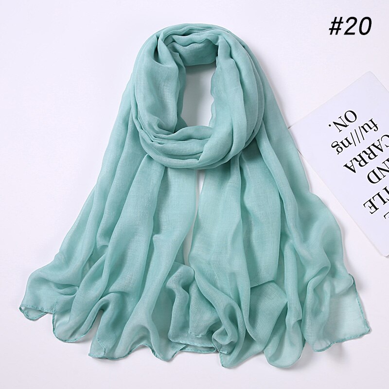 Fashion Cotton Viscose Scarf: Soft Unisex Accessory