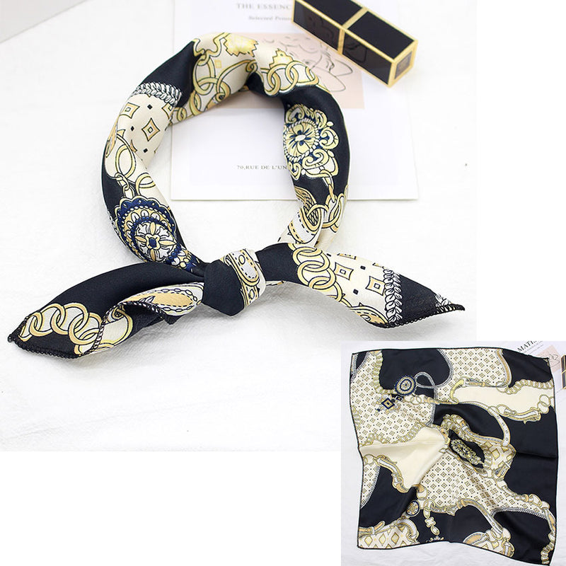 Fashion Silk Square Scarf: Chic Accessories