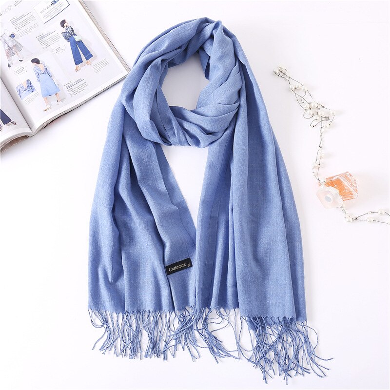 Cashmere Hijab Scarf: Winter Elegance for Women