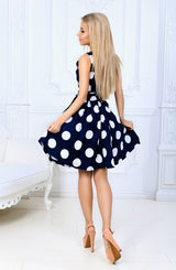 Boho Dot A-line Party Dress - Summer Elegance