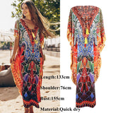 Plus Size Kaftan Tunic Beach Dress