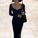 Strapless Ribbed Knit Bodycon Dress: Winter Midi