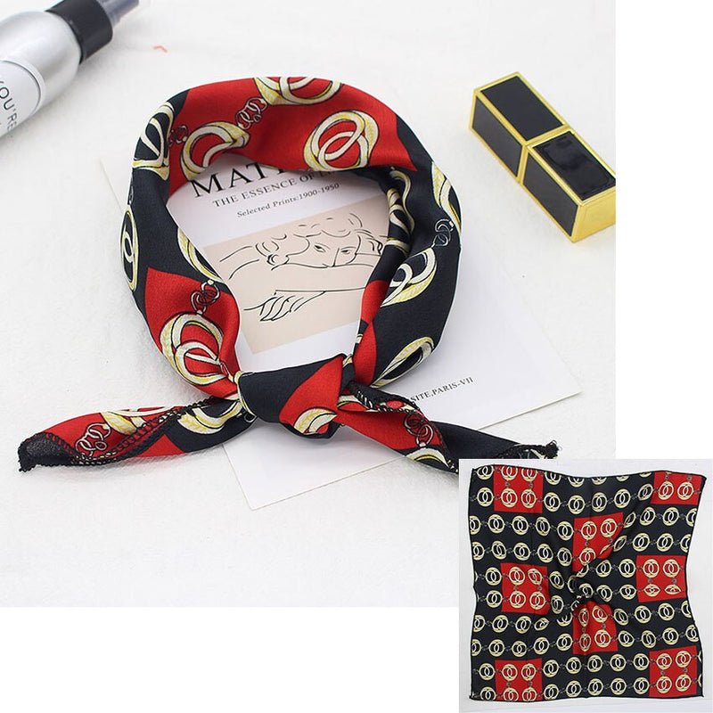 Fashion Silk Square Scarf: Chic Accessories