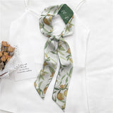 Fruit Print Satin Headband: Stylish Hair Accessory