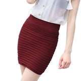 Women's Office Party Pencil Skirt - High Waist