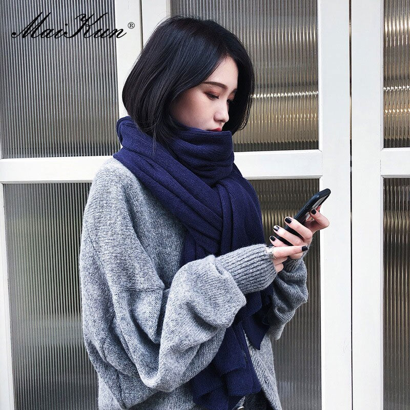 Maikun Warm Imitation Cashmere Scarf: Cozy Elegance