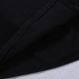 Harajuku Style Irregular Black Mini Skirt - High Waist