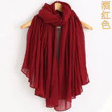 Fashion Cotton Viscose Scarf: Soft Unisex Accessory