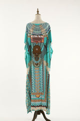 Kaftan Dress Plus Size Beach Party Casual Dress