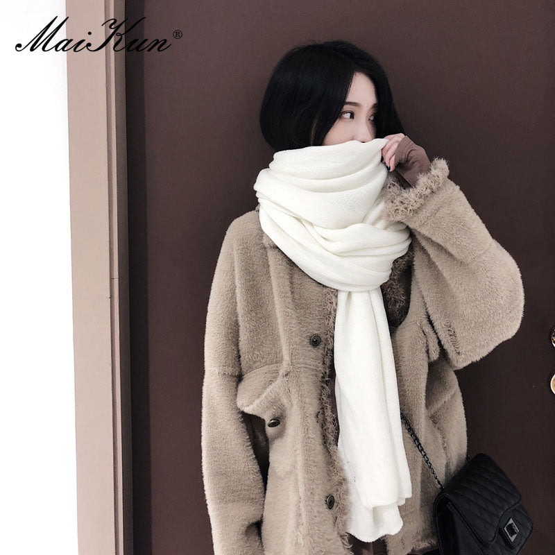 Maikun Warm Imitation Cashmere Scarf: Cozy Elegance