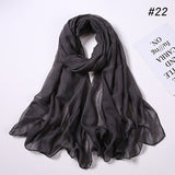 Fashion Cotton Viscose Scarf: Soft Unisex Accessory