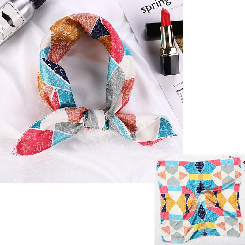 Fashion Silk Square Scarf: Chic Accessories