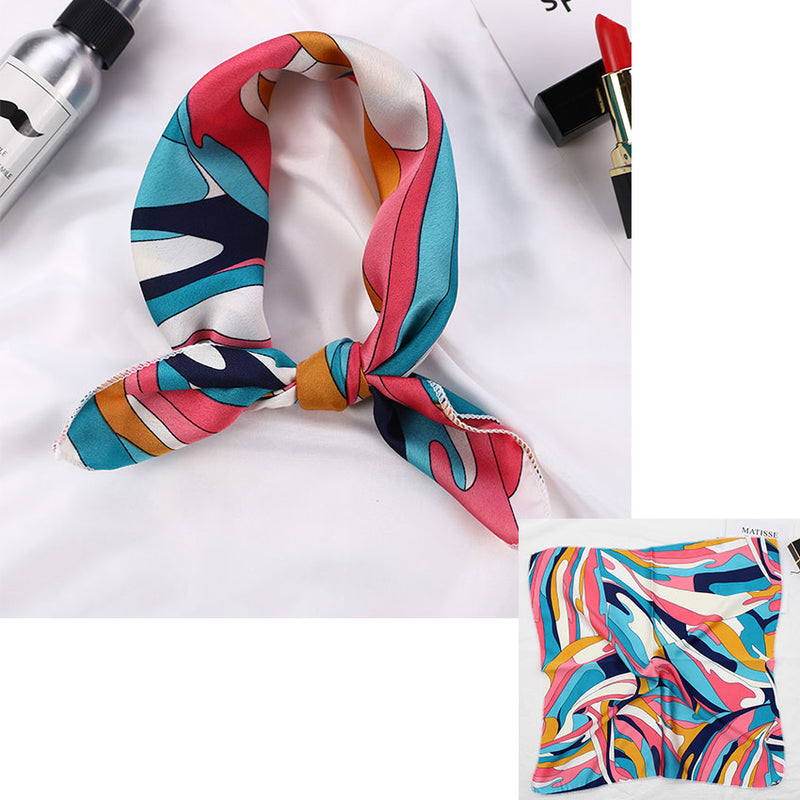 Fashion Silk Square Scarf: Chic Accessories