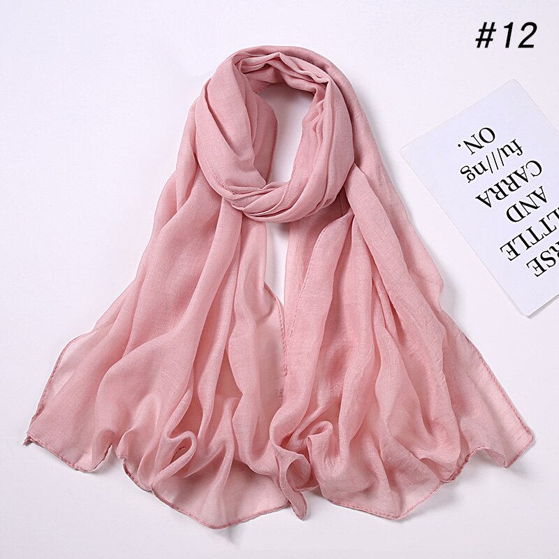 Fashion Cotton Viscose Scarf: Soft Unisex Accessory