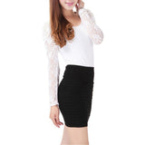 Women's Office Party Pencil Skirt - High Waist