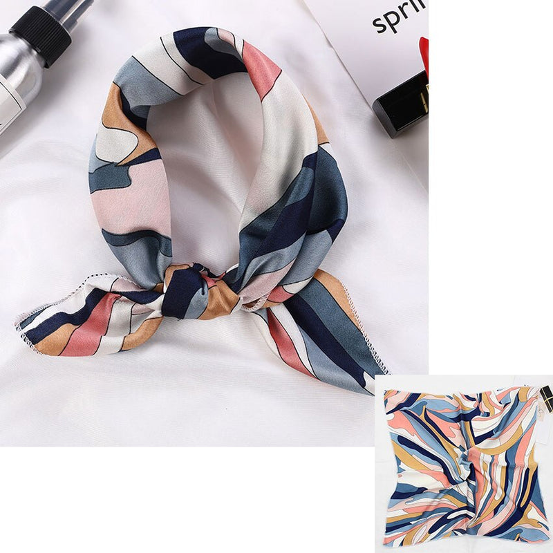 Fashion Silk Square Scarf: Chic Accessories