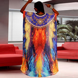Multicolor Beach Maxi Dress - Swimsuit Cover Up