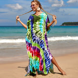 Kaftan Dress Plus Size Beach Party Casual Dress