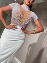 Sexy Transparent Tulle Party Dress