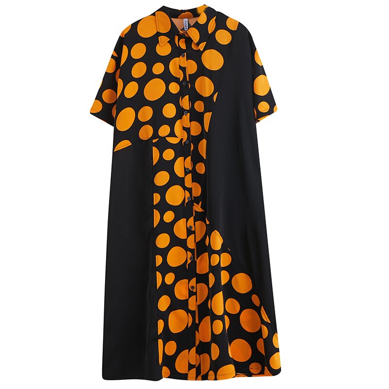Chiffon Polka Dot Summer Dress - Casual Chic