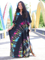 Bohemian Striped Print Beach Dress