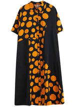 Chiffon Polka Dot Summer Dress - Casual Chic