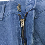New Bleached Wide Leg Flared Denim Jeans