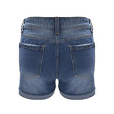 Ripped Printed Loose Casual Street Women's Denim Shorts