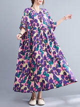 Oversized Polka Dot Cotton Dress - Summer Chic