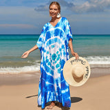 Kaftan Dress Plus Size Beach Party Casual Dress