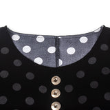 Abaya Boho Dress Elegant Luxury Polka Dot