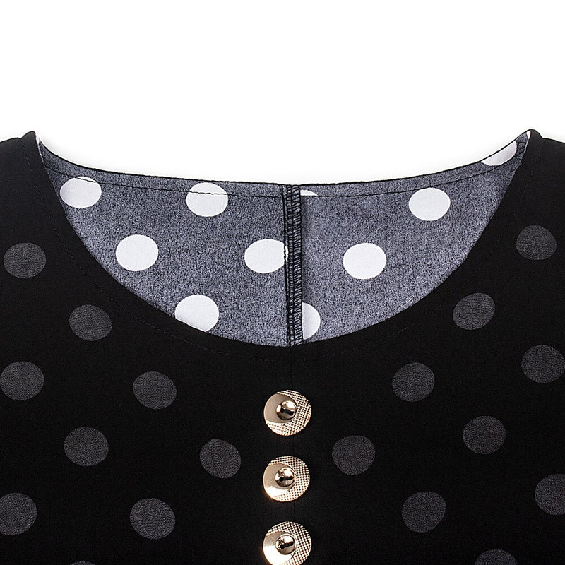 Abaya Boho Dress Elegant Luxury Polka Dot