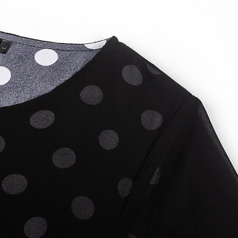Abaya Boho Dress Elegant Luxury Polka Dot