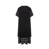 Abaya Boho Dress Elegant Luxury Polka Dot