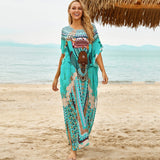 Kaftan Dress Plus Size Beach Party Casual Dress