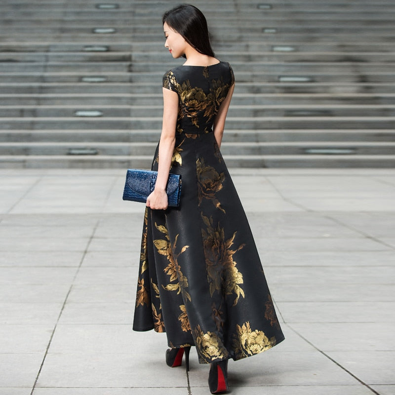 New Quality Boho Floral Maxi Dress - Summer Elegance