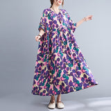 Oversized Polka Dot Cotton Dress - Summer Chic