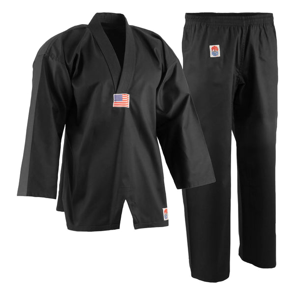 ProForce® Gladiator 7.5 oz. TKD Uniform - Black / 000 - 4'/40 lbs.