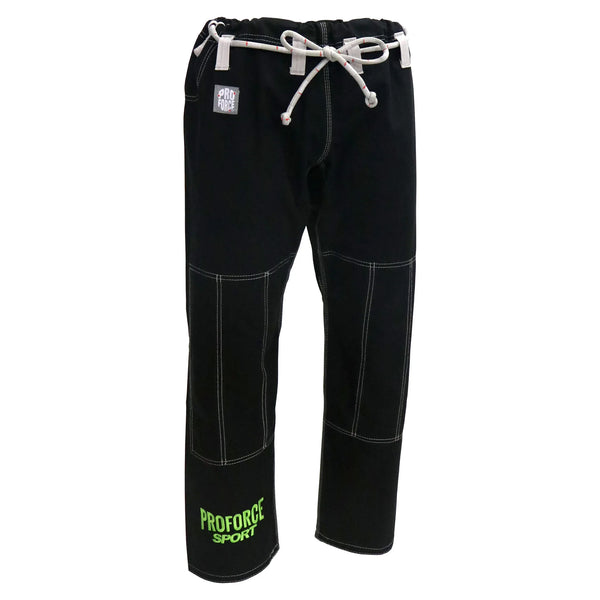 ProForce Sport™ Ripstop BJJ Pant w/ Neon Green logo