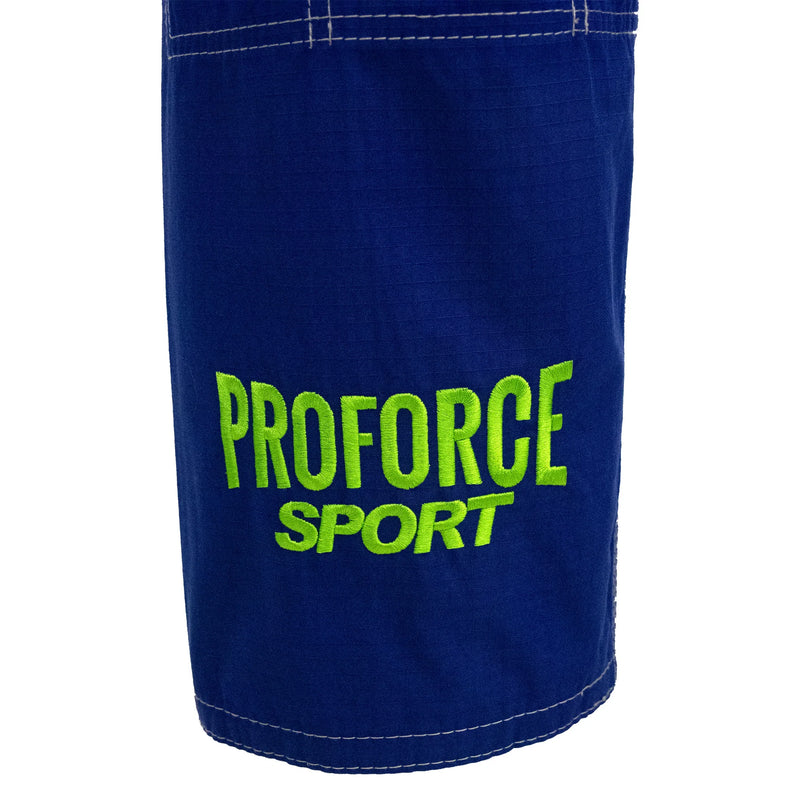 ProForce Sport™ Ripstop BJJ Pant w/ Neon Green logo