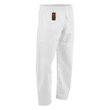 ProForce® Gladiator 6 oz. Karate Pants (Elastic Drawstring) - 55/45 Blend - White / 000 - 4'/40 lbs.