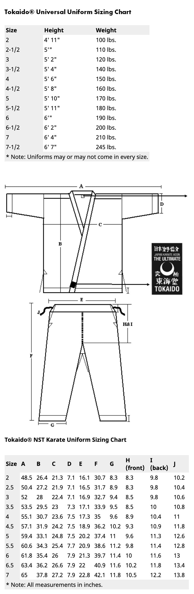 Tokaido® 12 oz. Traditional Heavyweight Uniform (Traditional Drawstring)