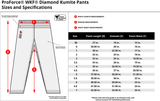 ProForce® WKF Approved Diamond Kumite Uniform White Pants